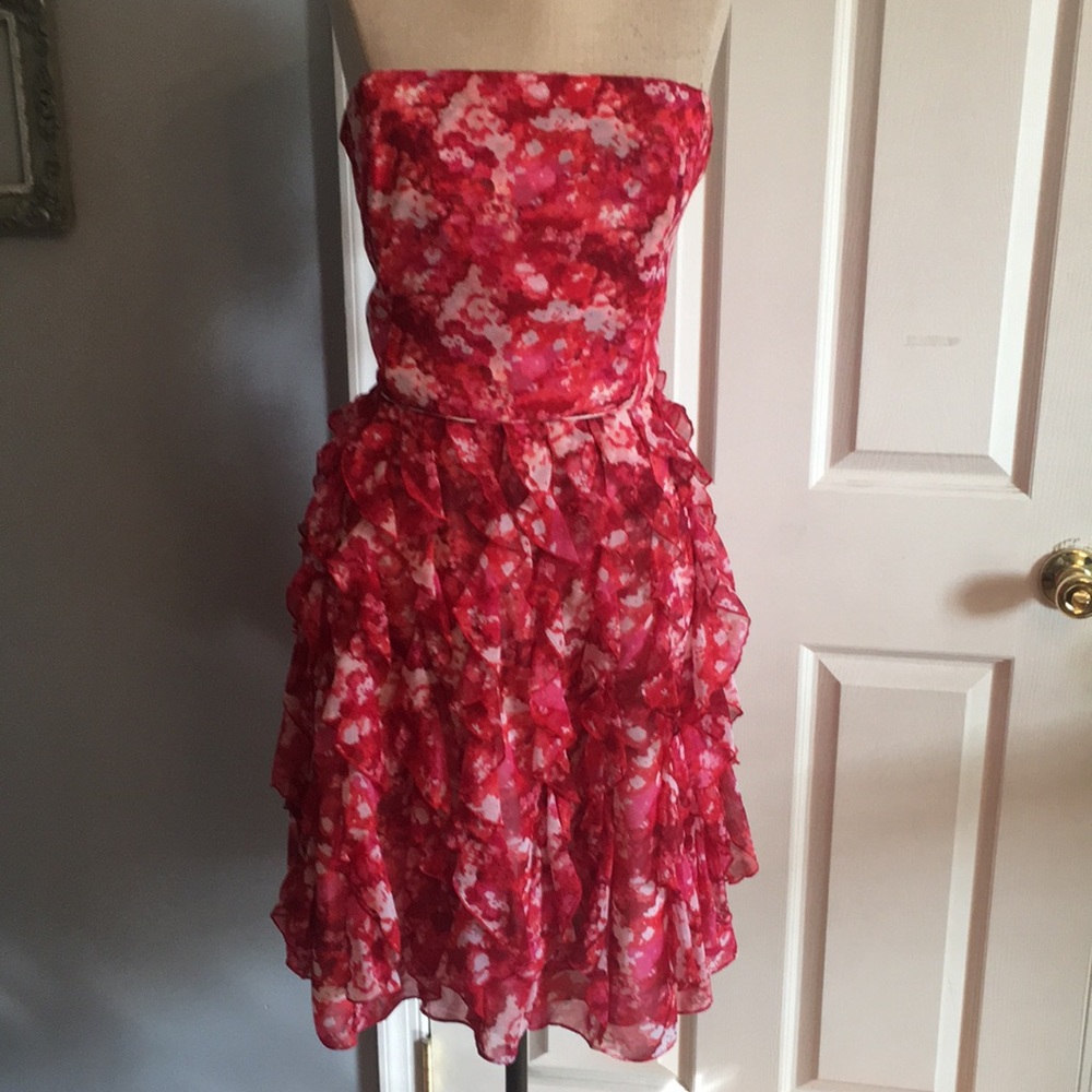 Strapless white house black market dress